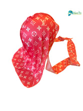 Load image into Gallery viewer, Silky Rose Pink LV Durag