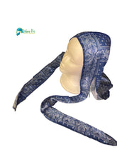 Load image into Gallery viewer, Silky Blue  “The Code” Durag