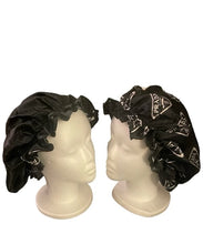Load image into Gallery viewer, Reversible Satin Bonnet - Black Luxe Edition