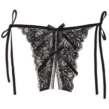 Load image into Gallery viewer, Sexy Lace Side-tie Crotchless Panty
