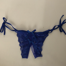 Load image into Gallery viewer, Crotchless Panty With Side Ties