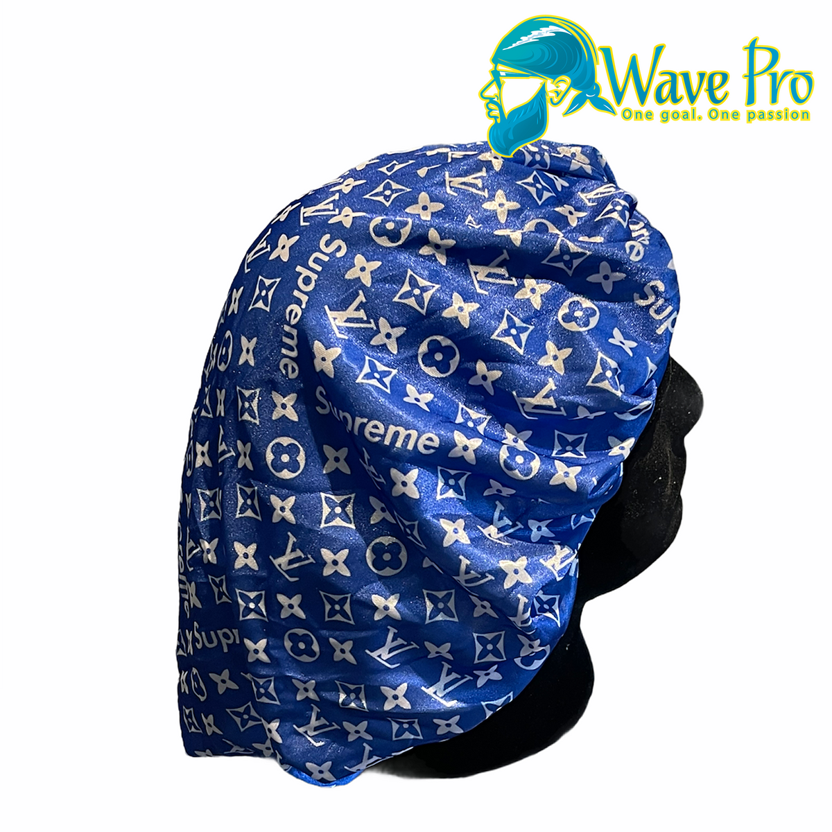 Silky Blue LV Supreme Bonnet