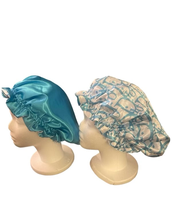 Silky Cream/Aqua Dior Bonnet