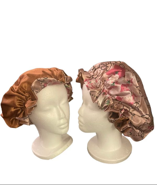 Silky Floral GG Bonnet