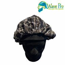 Load image into Gallery viewer, Wave Pro Durags | Silky Black Balencia Bonnet
