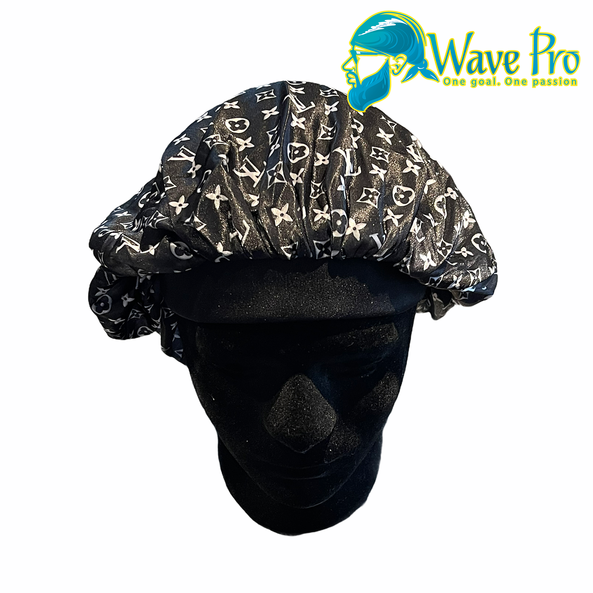 Wave Pro Durags | Black LV Bonnet | Best Bonnets for Natural