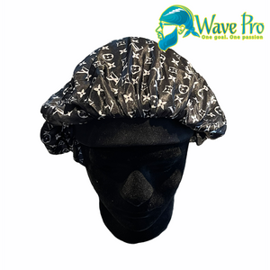 Wave Pro Durags, Black LV Bonnet