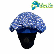 Load image into Gallery viewer, Wave Pro Durags | Silky Blue LV Supreme Bonnet
