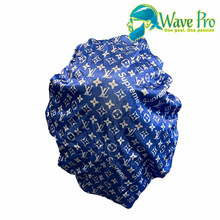 Load image into Gallery viewer, Wave Pro Durags | Silky Blue LV Supreme Bonnet

