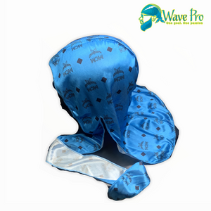 Wave Pro Durags | Silky Blue MC Durag