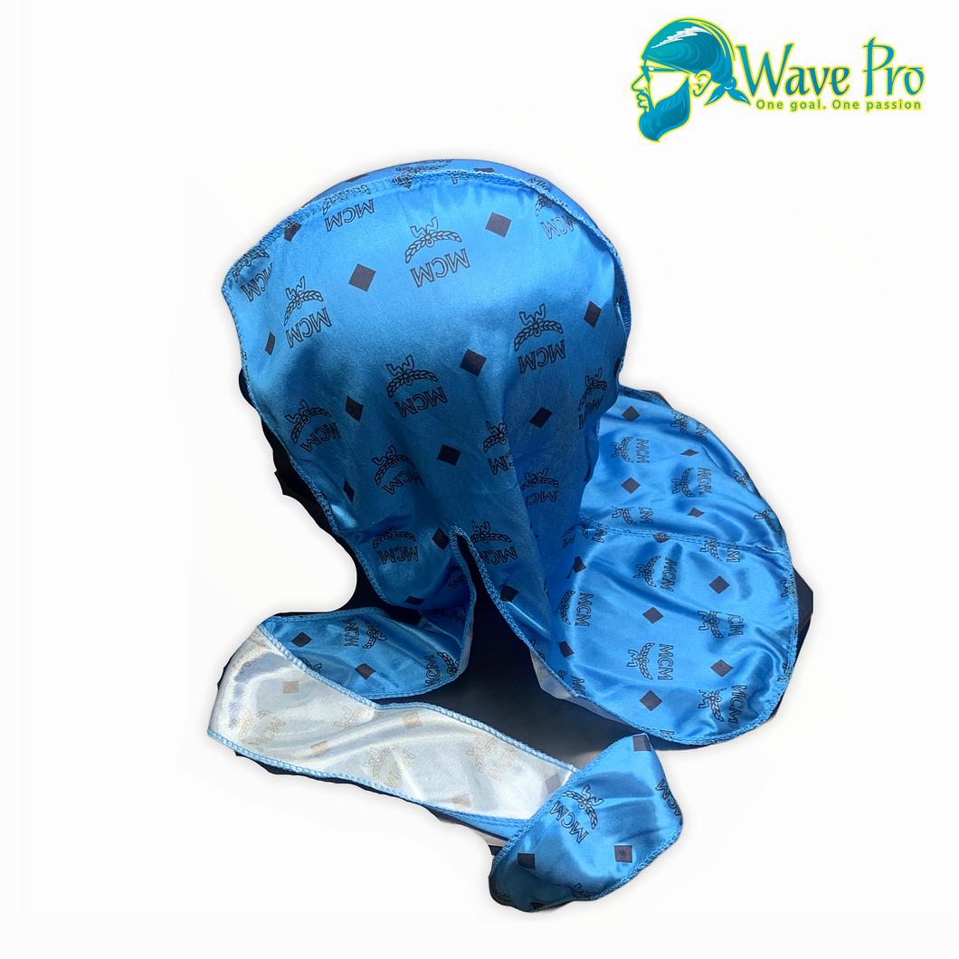 Silky Blue MC Durag