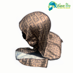 Wave Pro Durags | Silky Brown Fendi Durag