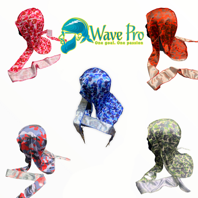 Wave Pro Durags | Silky Camou 5pc Durag Bundle
