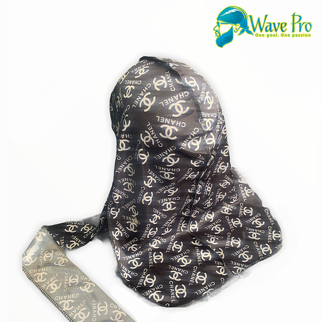 Wave Pro Durags - Silky Black C Durag