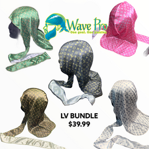 Wave Pro Durags - Silky 5pc LV Durag Bundle