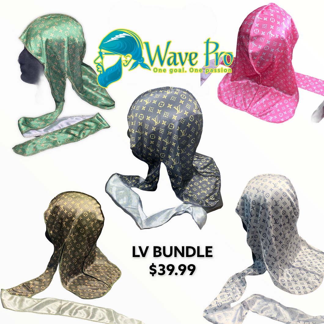 Silky 5pc LV Durag Bundle