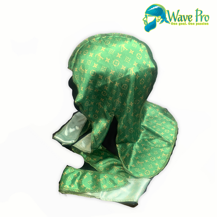 Wave Pro Durags | Silky $Green LV Durag
