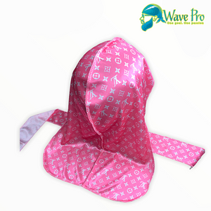 Wave Pro Durags - Silky Pink LV Durag