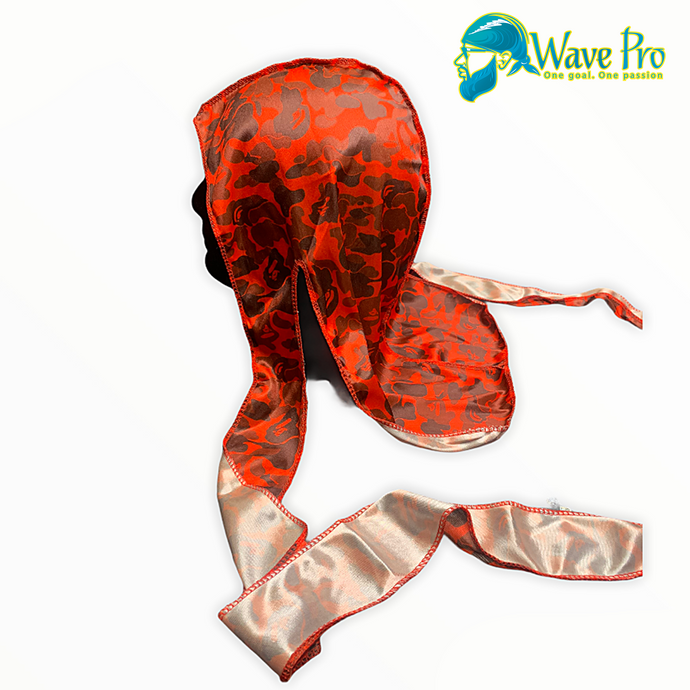 Wave Pro Durags | Silky Red Camou Durag