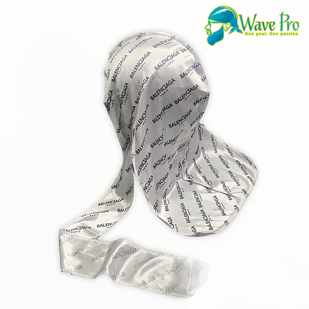 Wave Pro Durags - SILKY White BALENCIA durag