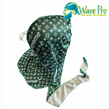 Load image into Gallery viewer, Wave Pro Duags | Silky Green LV Supreme Durag
