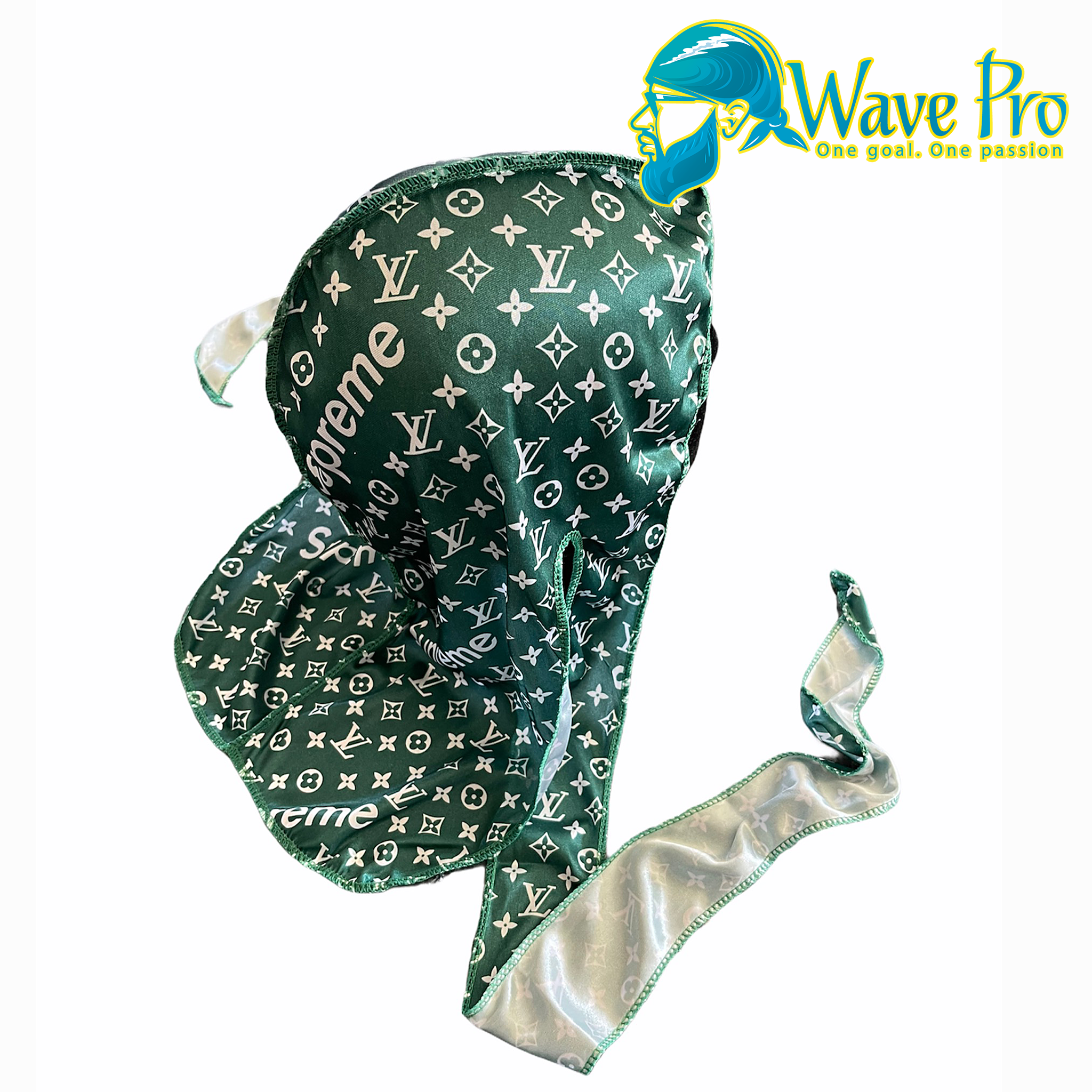 Silky Green LV Supreme Durag