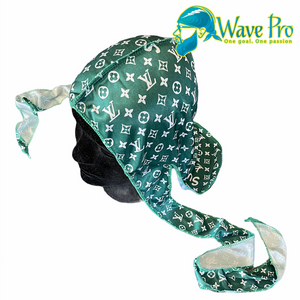 Wave Pro Durags, Silky Green LV Supreme Durag