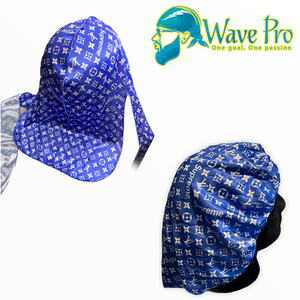 Wave Pro Durags | Blue LV Bonnet/Durag Combo
