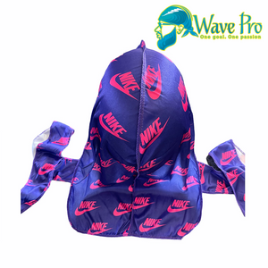 Wave Pro Durags | Silky Purple/Pink Swoosh Durag