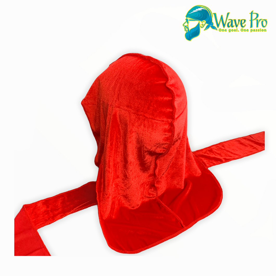Ruby Red Velvet Durag
